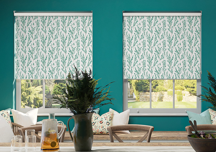 Willow Field, Peacock - Roller Blind - Image 3
